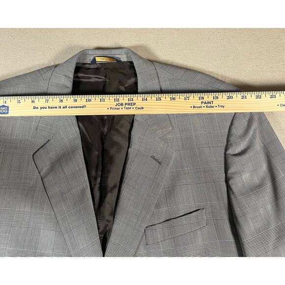 Brooks Brothers 1818 Madison Loro Piana 48R Gray Glen Check Blazer - Picture 5 of 13